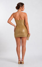 AMORE - Minivestido de Lentejuelas