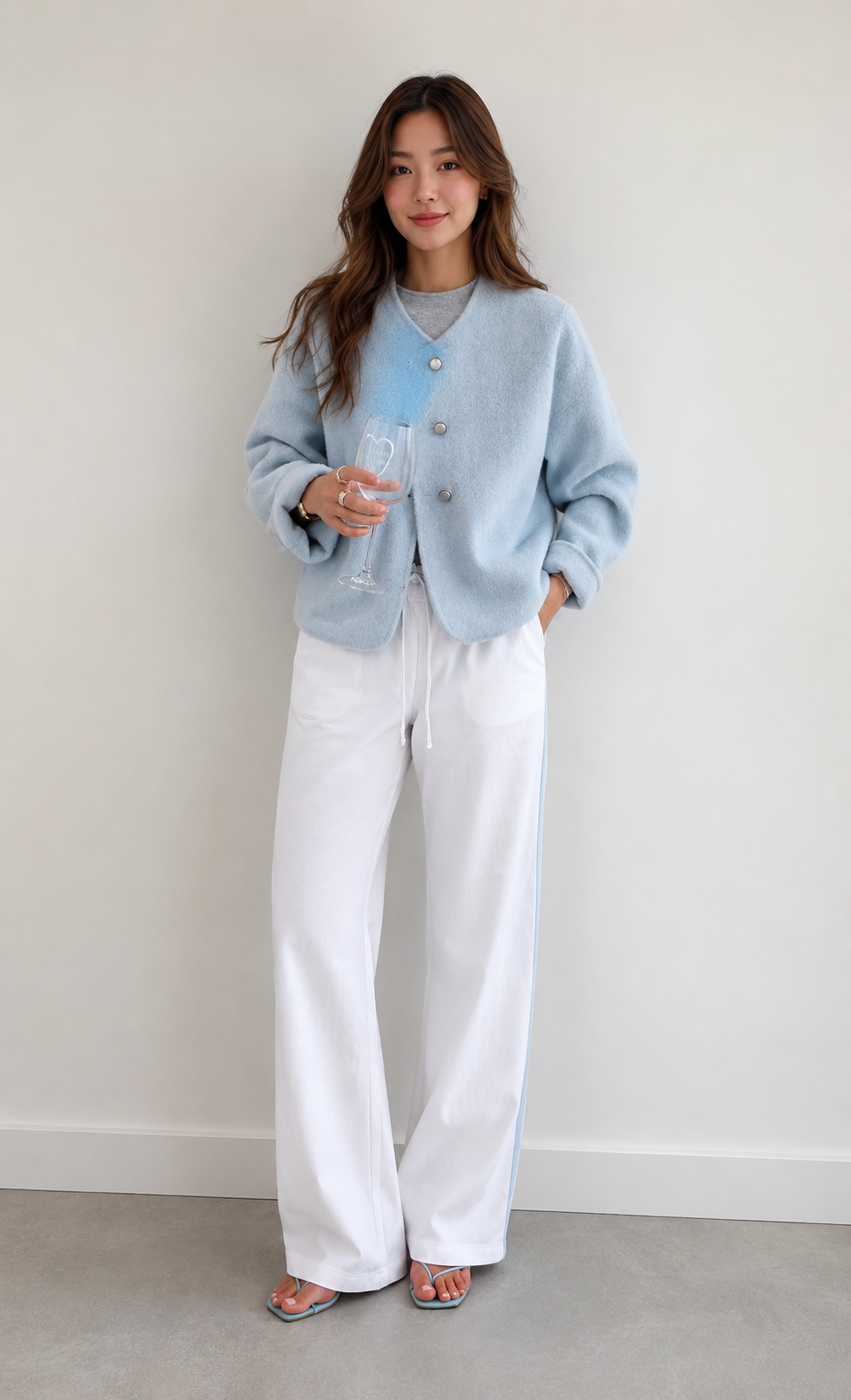 blusa de pelo corta veraniega