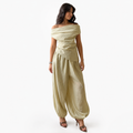 lino conjunto pantalones holgados comodo