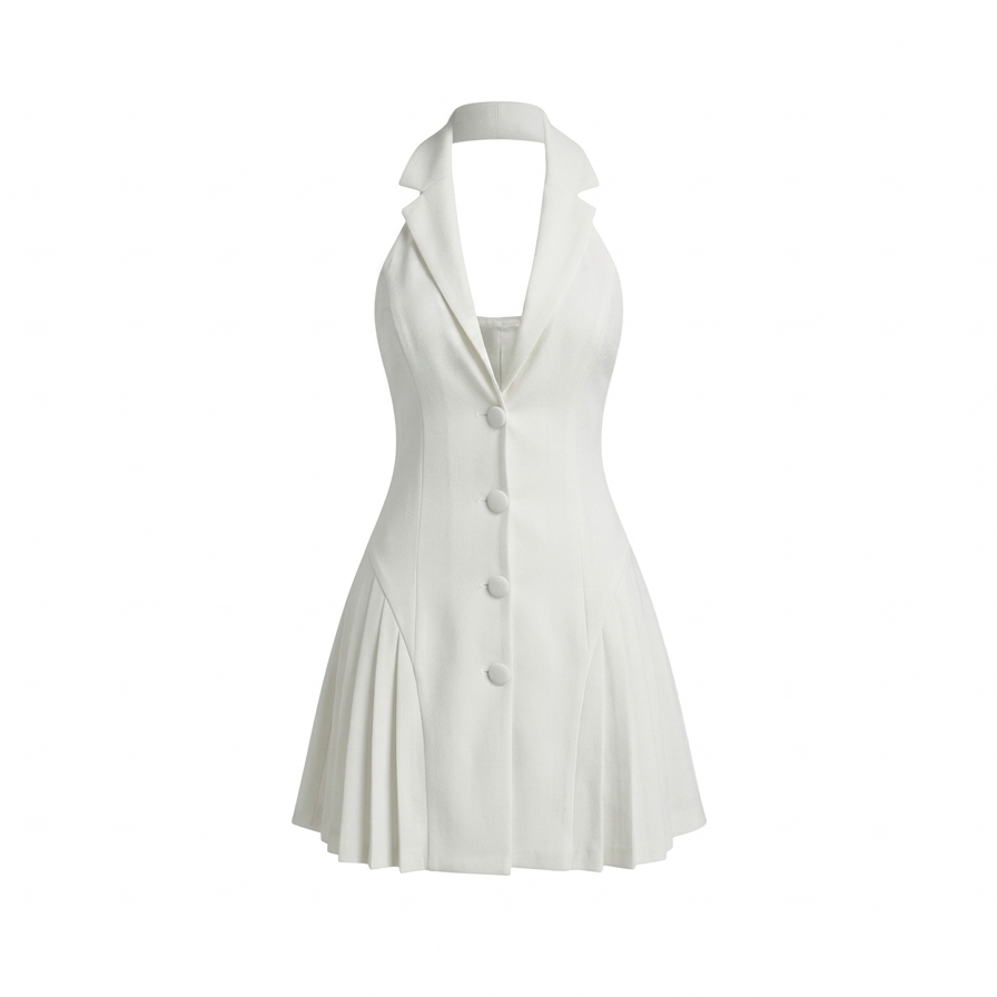 DOLCE - Halter Plisado