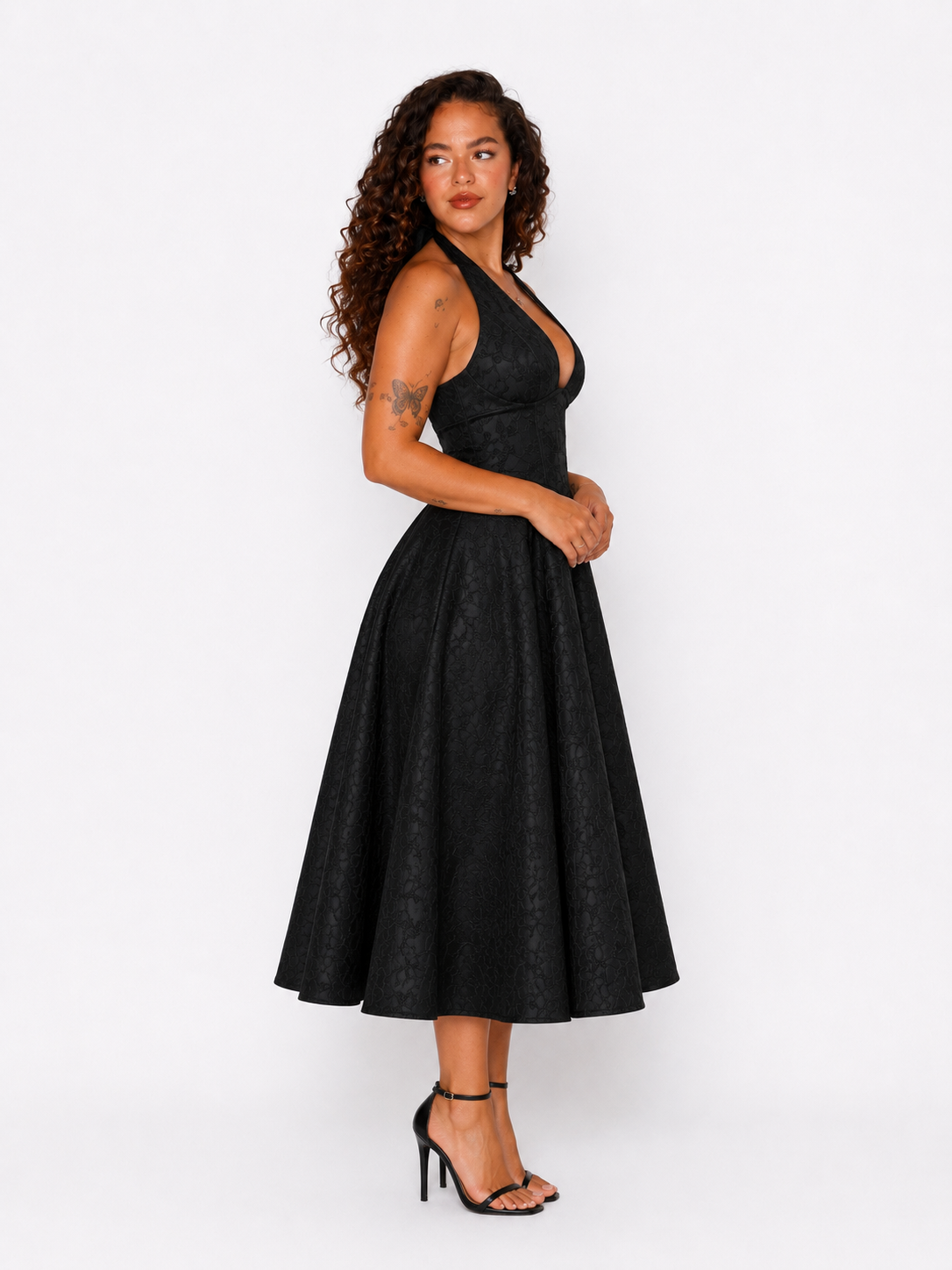 ELISABETH - Midi Halter de Jacquard