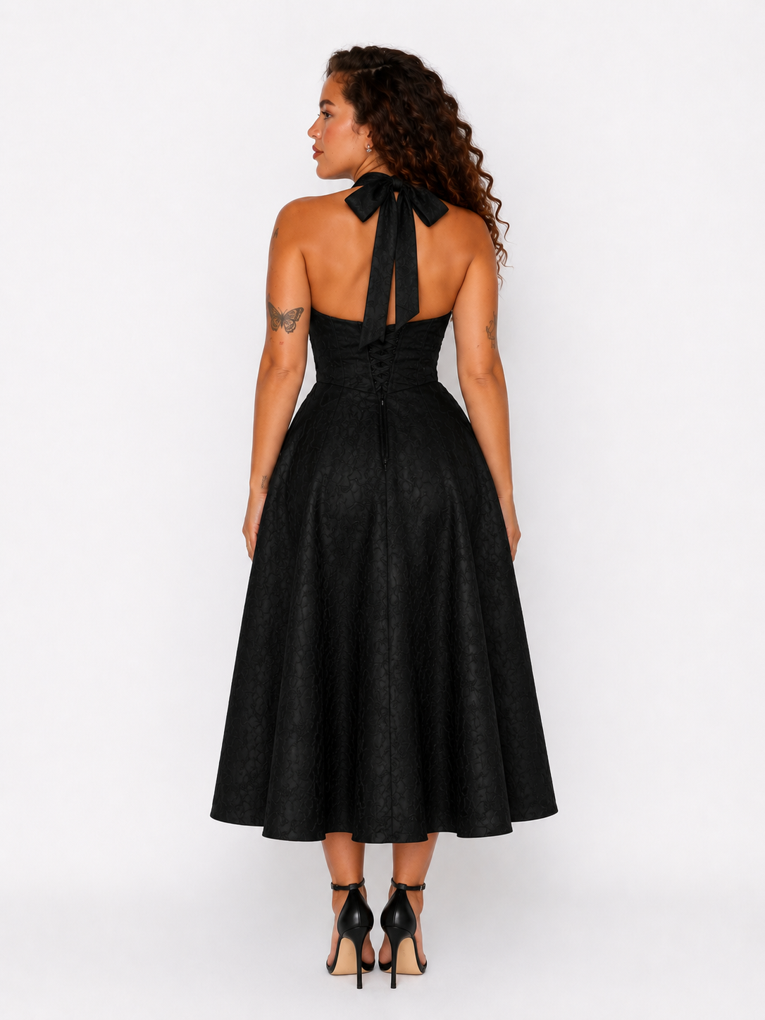 ELISABETH - Midi Halter de Jacquard
