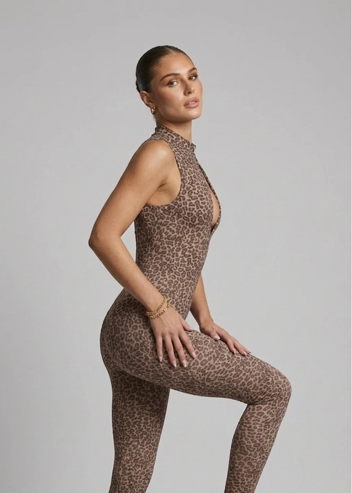 FELINA - Catsuit Leopardo
