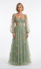 FIORELLA – Vestido Primaveral de Tul