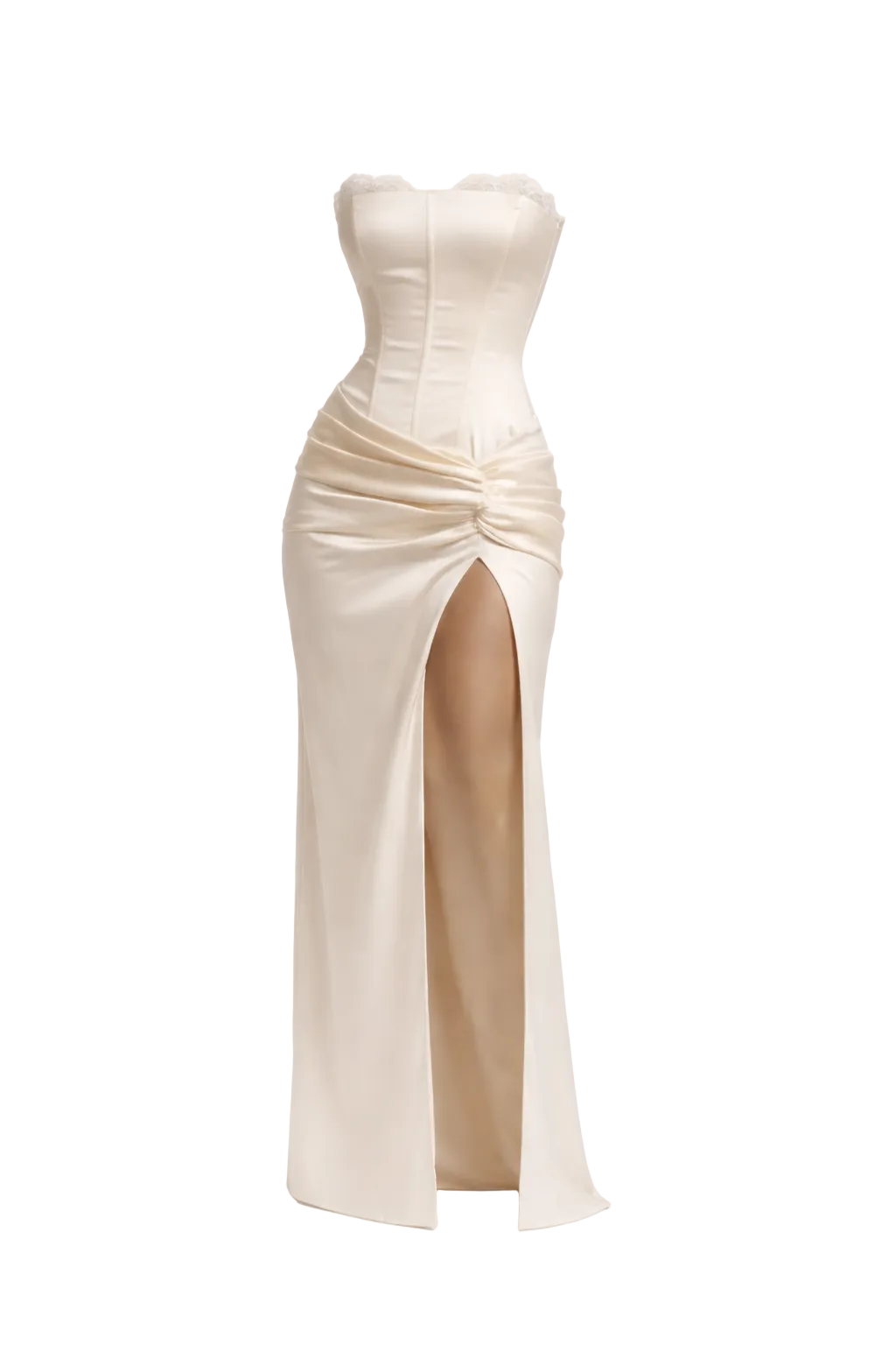LUCE DI AMALFI – Vestido Satén Strapless