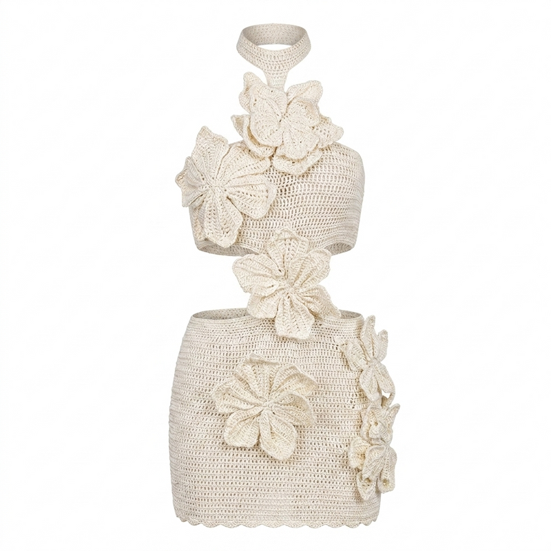 MAGNOLIA - Minivestido Floral
