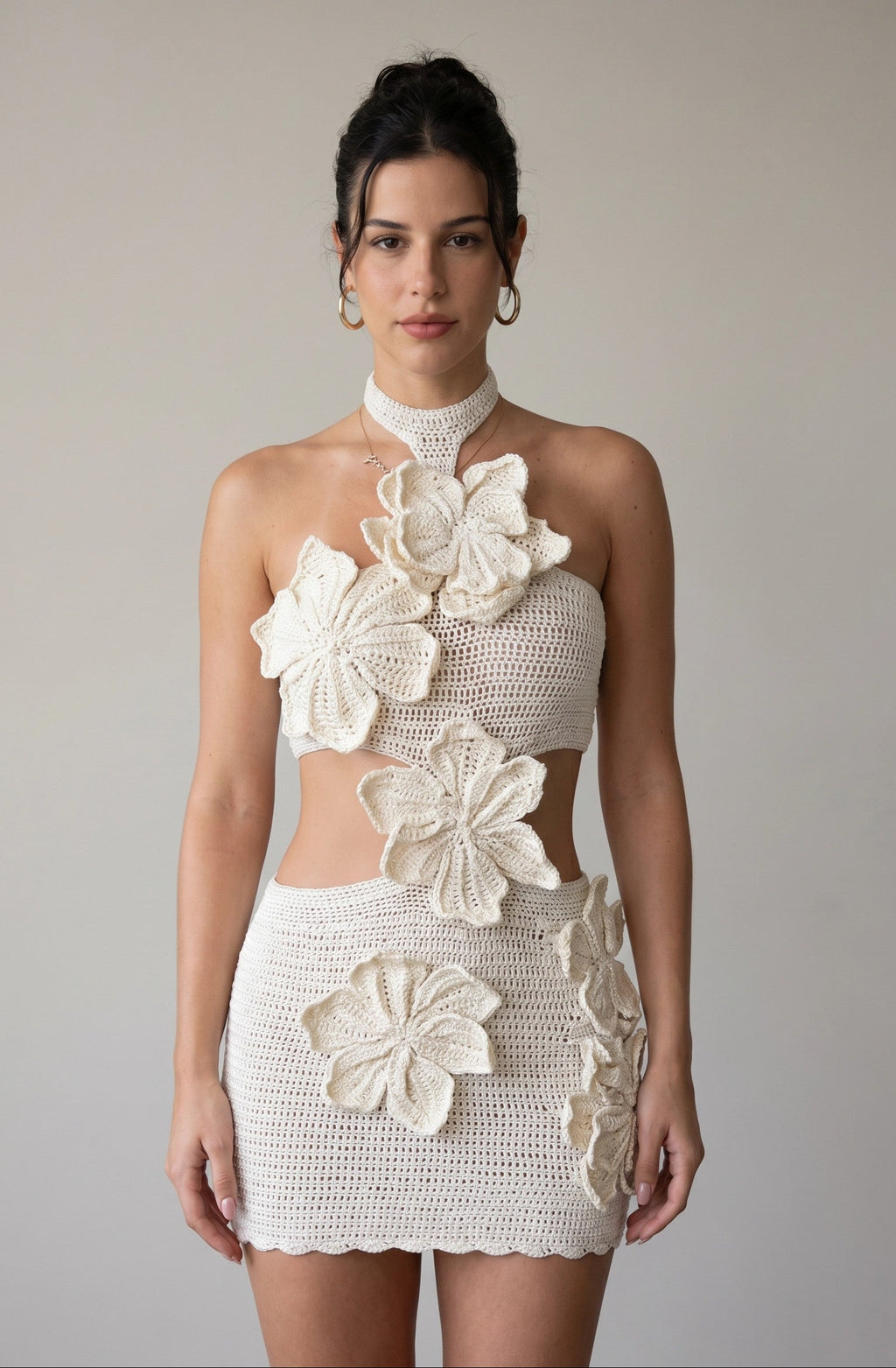 MAGNOLIA - Minivestido Floral