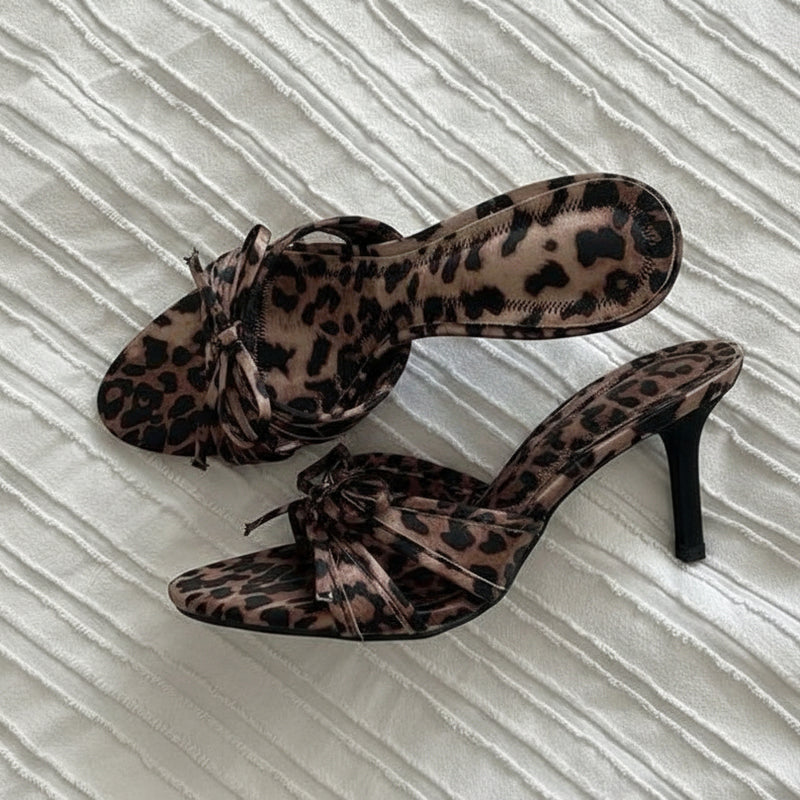 PREDATORE – Sandalias Leopardo