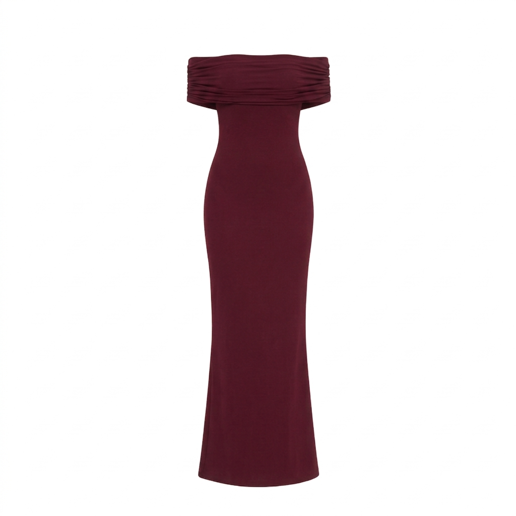 VELLUTO - Vestido Off-Shoulder