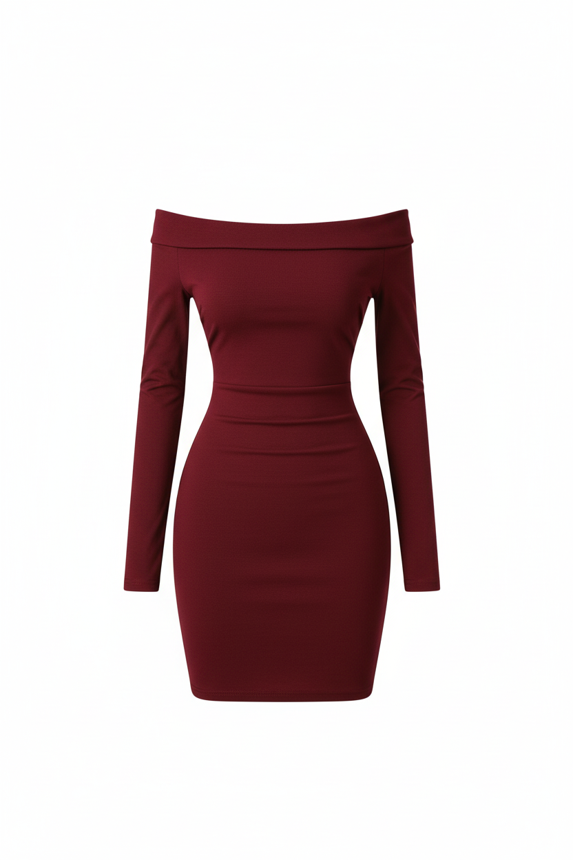 VELLUTO  - Vestido  Off-Shoulder Ajustado