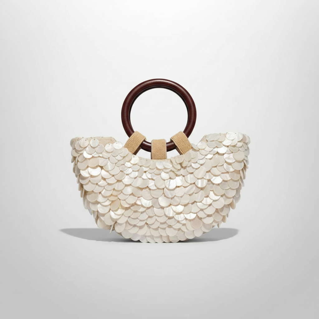 PERLA — Bolso de Conchas Nacaradas