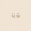 ISADORA – Pendientes Florales Esculpidos Dorados