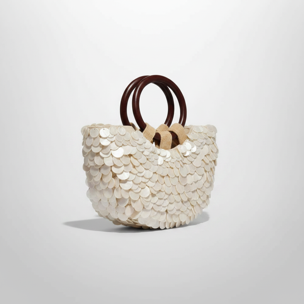 PERLA — Bolso de Conchas Nacaradas